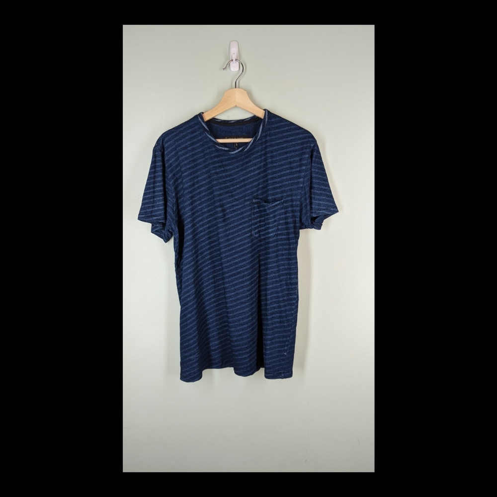 Rag & Bone striped pocket tee